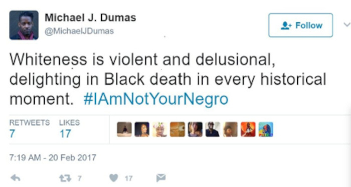 Michael J Dumas Tweet