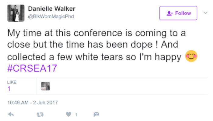 Danielle Walker Tweet