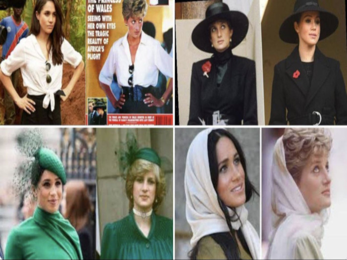 Meghan Markle and Princess Diana