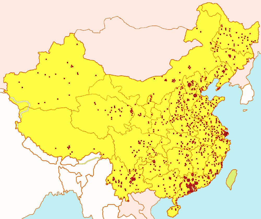 Laogai Death Camp Map