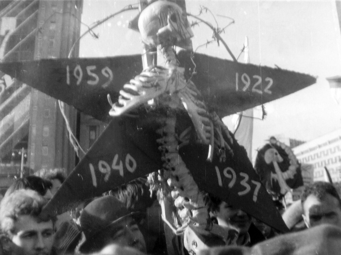 1990 Minsk demonstration commemorating bloodiest communist purges